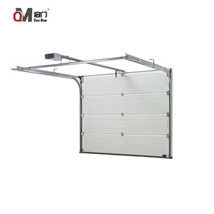 Portes de garage sectionnelles automatiques en acier personnalisées certifiées CE CUTEDOOR pour usage résidentiel et entrepôt, design moderne - Product Image 6