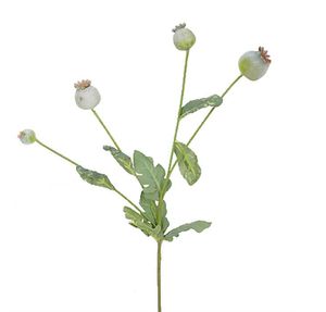 N-070卸売フェイクジプソフィラポピーカプセル種子フルーツ枝人工ポピー屋外ガーデン装飾用 - Product Image 6