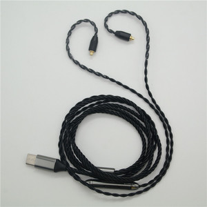 Cable de auriculares Mmcx trenzado tipo C4 con micrófono para Shure Se846 W40 W50 - Product Image 2