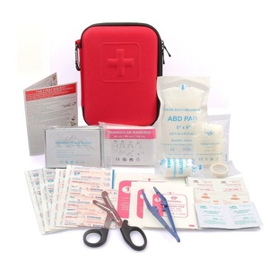 Kit de Supervivencia Médica de Emergencia Portátil, Bolsa Impermeable Roja, Desinfección por Infrarrojos Lejanos, Kit de Primeros Auxilios para el Cuidado de la Salud en el Hogar - Product Image 5