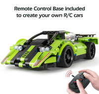 Voiture de sport RC 2 en 1, blocs de construction transformables, voiture de course télécommandée, briques techniques DIY, jouet éducatif STEM