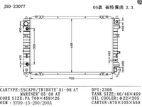Pièces et accessoires automobiles JD 23077 Radiateurs pour ESCAPE TRIBUTE 2001-2008 chez MARINER 2005-2008 chez Radiator YF09-15-200 YF09-15-200A