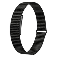 Bracelet intelligent d'activité sans écran HT51, compteur de pas, étanche 3ATM, bracelet en nylon et silicone, entraînement en plein air