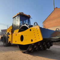 Nouvelle rouleuse hydraulique chinoise de marque supérieure 23 tonnes LTD723H, puissance élevée, compacteur de sol à tambour unique