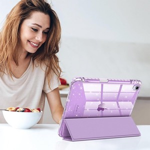 Compatible avec iPad A16 11e génération 11 pouces 2025, étui pour iPad, coque scintillante avec dos transparent brillant, porte-<span class=keywords><strong>crayon</strong></span> - Product Image 2