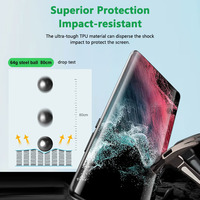 Protector de Pantalla Universal de Vidrio Templado Suave TPU Hidrogel 2.5D para Reloj Inteligente y Teléfono Móvil, Antihuellas, Antiarañazos, Cobertura Total