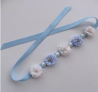 Serre-têtes floraux pour filles, bandeaux élastiques en tulle à fleurs, accessoires mignons pour cheveux de princesse, accessoires pour la danse et le ballet