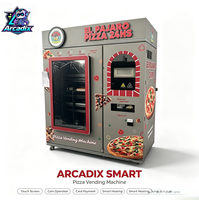 Distributeur automatique de pizzas en libre-service avec écran tactile certifié CE, distributeur de pizzas surgelées commercial pour centre commercial