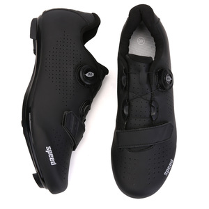 Chaussures de cyclisme unisexes à semelle rigide, respirantes, pour route et VTT, avec options de fixation automatique et non automatique, idéales pour la salle de sport et le spinning. - Product Image 4
