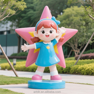 Statue d'extérieur en résine <span class=keywords><strong>de</strong></span> fibre <span class=keywords><strong>de</strong></span> verre D427 <span class=keywords><strong>de</strong></span> qualité supérieure, imperméable, pour affichage commercial intérieur, qualité durable - Product Image 6