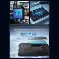 Tablette durcie Android 14 5G de 10 pouces 1920x1200 avec CAN BUS et RS232, large plage de température, pour l'inspection des équipements de réseau électrique et des postes de transformation