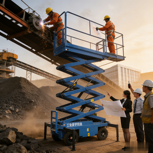 Famosa Plataforma Elevadora Hidráulica Tipo Jaula, Camión con Plataforma Aérea, Vehículo de Trabajo en Altura - Product Image 6