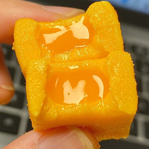 358g <span class=keywords><strong>sucre</strong></span> mangue aromatisé gâteau aux fruits gummie mangue sandwich gummies gelée bonbons confiserie mangue cube gummy - Product Image 4