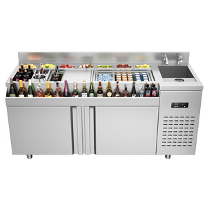 Station de <span class=keywords><strong>barman</strong></span> en acier inoxydable OEM de haute qualité, équipement de bar <span class=keywords><strong>professionnel</strong></span>, station de bar, comptoir de bar de boîte de nuit - Product Image 3