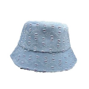 Sombreros de playa con protección solar de verano de alta calidad, sombrero de cubo personalizado desgastado de ala ancha de algodón Unisex - Product Image 6