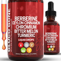 Complément alimentaire liquide à la cannelle de Ceylan Spot Supply - Favorise le confort digestif et le bien-être général (flacon de 1 oz)
