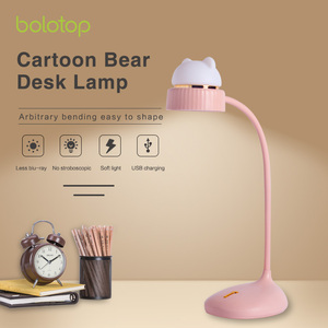 Bán buôn có thể sạc lại nghệ thuật sáng tạo đèn cạnh giường ngủ mới lạ dễ thương Led Bàn linh hoạt pin bảng đèn USB văn phòng nghiên cứu đèn - Product Image 3