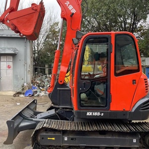Excavadora Kubota 185 Usada de 8 Toneladas, Máquina Excavadora Japonesa Usada KX185 KX185-3, Mini Excavadora Kubota - Product Image 4