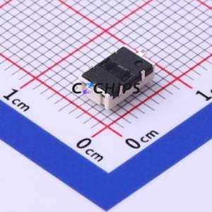 TML-3WGG-V-T/R Tactile Switch SMD Switch Single Pole Single Throw Rectangle Button 1.6N Vertical Mount - Product Image 2