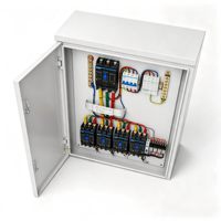 Armoire électrique murale triphasée à boîtier métallique, tableau de distribution de puissance avec disjoncteurs CHINT NXBLE, prix usine, OEM