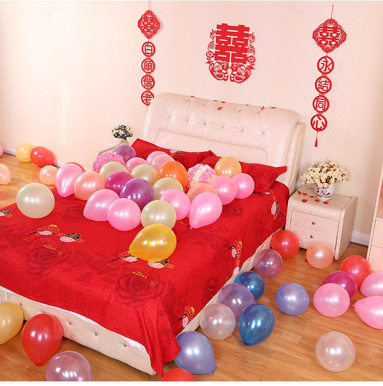 Cheap China Colorful 1.5g 100pcs Thick Balloons for Wedding Birthday Party Decoration 10inch Round Globos Latex Pearl Balloon