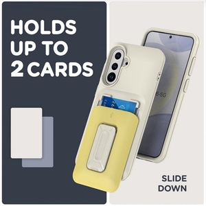 Cüzdan Tarzı Kart Yuvalı Arka Kapak Tutucu Darbeye Dayanıklı Standlı TPU+PC Hava Yastıklı Kılıf A36 A56 A26 A16 A06 için - Product Image 5