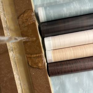 Lámina de estampado en caliente de grano de madera lineal fina de roble claro elegancia minimalista para marcos de fotos de PP, PS, WPC, PVC, paneles de pared - Product Image 4