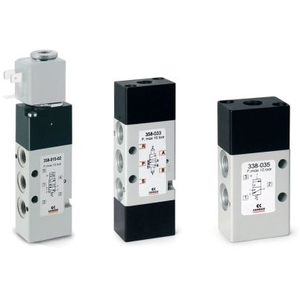 Camozzi SOLENOID 354-015-02 -5/2,G1/4,MONOSTABLE,SERIES 3 SOLENOID VALVES - Product Image 5