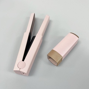 Plancha de Pelo Iónica Portátil Profesional Personalizada, Mini, Inalámbrica, Recargable, con Peine Alisador - Product Image 6