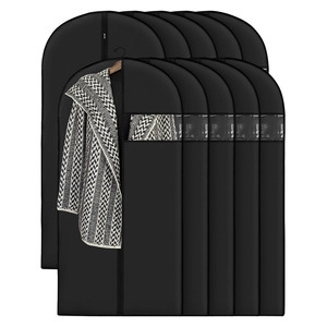 Bolsa para ropa transpirable gris Mumu Grass Garden, 60x165cm, a prueba de polvo y humedad, para almacenamiento de ropa, armario de dormitorio - Product Image 2