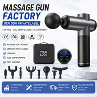 Premium Elektrische Sportmassagepistole 30/99 Geschwindigkeiten LCD-Bildschirm Tiefengewebe-Körpervibration Faszien-Perkussions-Muskelmassagegerät