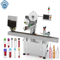Etiquetadora Automática Horizontal para Tubos, Precio de Fábrica, Etiquetadora Ovalada para Bálsamo Labial