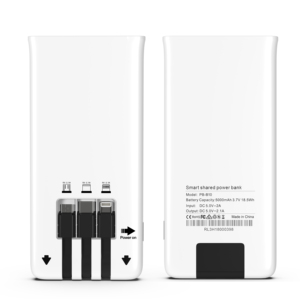 Sistema de Alquiler de Baterías Portátiles, 5000mAh, Carga Rápida de 12W, Estación de Carga Inteligente con Entrada y Salida Micro USB para Teléfonos - Product Image 3