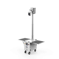 Tour de caméra CCTV mobile solaire ENERGYFIT C300-3M avec mât de 3 m et connectivité 4G/WiFi pour la sécurité des sites