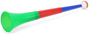 Corne de supporter en plastique personnalisable avec logo – Outil de cheering pour les fans de football, cadeau promotionnel et d'affaires - Product Image 4
