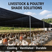 Rouleau de filet d'ombrage en HDPE résistant aux UV pour bétail, chevaux, pâturages, fermes et abris extérieurs pour animaux