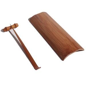 Ensemble de cérémonie du thé en bambou Six Gentlemen, cuillère à thé, aiguille, spatule et cuillère en bois naturel carbonisé pour accessoires de thé Kung Fu - Product Image 5