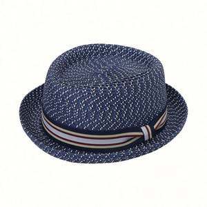 Sombrero de Paja de Colores Variados, Estilo Pork Pie, Fedora de Verano, en Oferta - Product Image 3