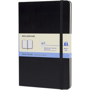 Carnet de croquis Moleskine, formats A4/A3/A5/A6, papier pour peinture à l'aquarelle, couverture en cuir/PVC, cadeaux, promotions, imprimé - Product Image 1
