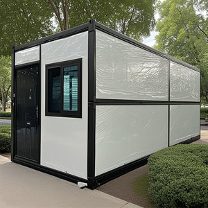 Best Sale Luxury Restroom Mobile Bathroom <b>Portable</b> Toilet Shower Room Folding Container House Sandwich Steel Apartments - Product Image 5