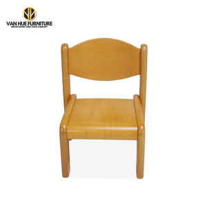Silla Infantil Montessori Resistente de Madera para Preescolar y Jardín de Niños, Construcción de Contrachapado de Haya con Tapas para Patas - Product Image 1