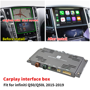 Hộp giao diện krando Carplay cho Infiniti không dây Apple Carplay Android mô-đun giao diện tự động cắm và chơi Màn hình kép - Product Image 2