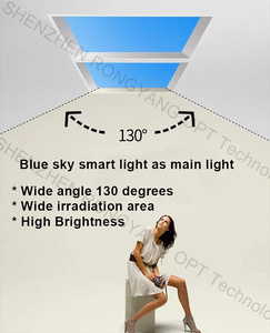 ไฟสกายไลท์ LED ประหยัดพลังงาน สร้างภาพลวงตาให้รู้สึกเหมือนมองเห็นท้องฟ้าเปิดโล่งในพื้นที่ภายในอาคารที่ปิดมิดชิด - Product Image 2