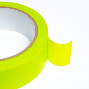 2- Apple yeşil renk geri dönüşümlü isı UV dayanıklı otomotiv oto araba püskürtme boyama maskeleme krep kağıt kendinden yapışkanlı bant - Product Image 3