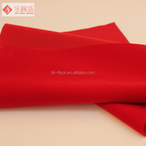 <span class=keywords><strong>precio</strong></span> de fábrica Caja de joyería de terciopelo suave tela de flocado Material RPET pelusa de algodón flocado Material - Product Image 4
