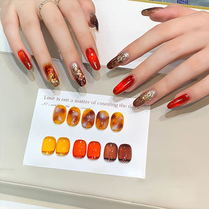 AILANUO Gel de base série ambre brun 3 couleurs, Gel de couleur de base, Vernis à ongles en gel UV sans TPO ni HEMA, OEM ODM - Product Image 3