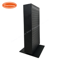 Présentoir d'autocollants double face Euro Hook Rack Desktop Supermarket Pegboard Stand