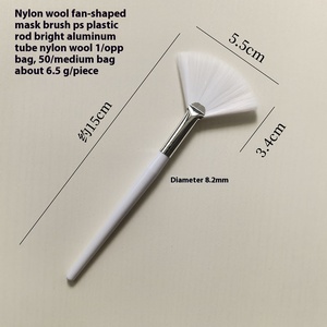 Source Beauty Tools Face Cosmetic Brush Handle Máscara <span class=keywords><strong>de</strong></span> abanico <span class=keywords><strong>de</strong></span> cerdas suaves para modificación <span class=keywords><strong>de</strong></span> <span class=keywords><strong>maquillaje</strong></span> <span class=keywords><strong>de</strong></span> ojos Esencia <span class=keywords><strong>de</strong></span> ácido <span class=keywords><strong>de</strong></span> fruta <span class=keywords><strong>de</strong></span> nailon - Product Image 4