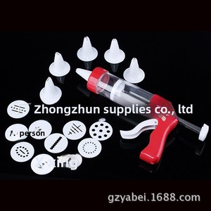 Outils de pâtisserie Yabei, moule à biscuits multifonctionnel en ABS, <span class=keywords><strong>pistolet</strong></span> à pâtisserie, presse à biscuits, <span class=keywords><strong>pistolet</strong></span> à décorer <span class=keywords><strong>avec</strong></span> des embouts, emballage en boîte - Product Image 3
