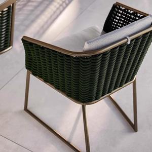 Conjunto de Jardín de Ratán para Exteriores, Diseño Contemporáneo Impermeable para Patio y Uso en Hoteles - Product Image 4